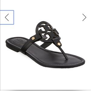 Black Tory Burch Miller Sandals